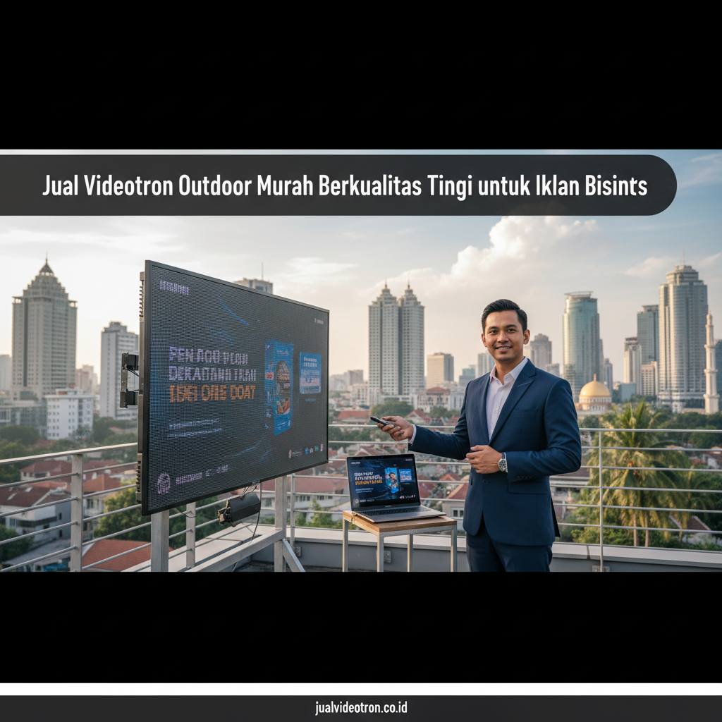 Jual Videotron Outdoor Murah Berkualitas Tinggi untuk Iklan Bisnis
