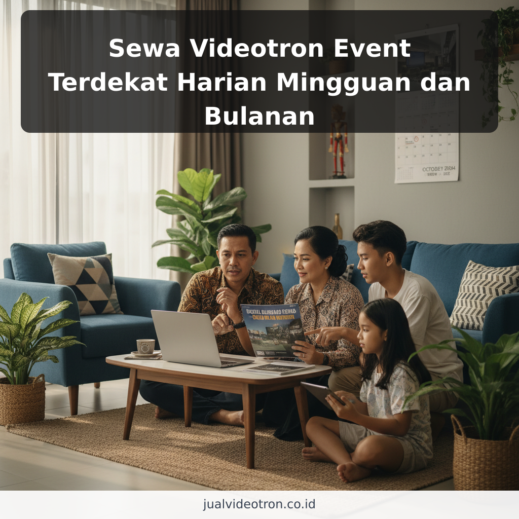 Sewa Videotron Event Terdekat Harian Mingguan dan Bulanan