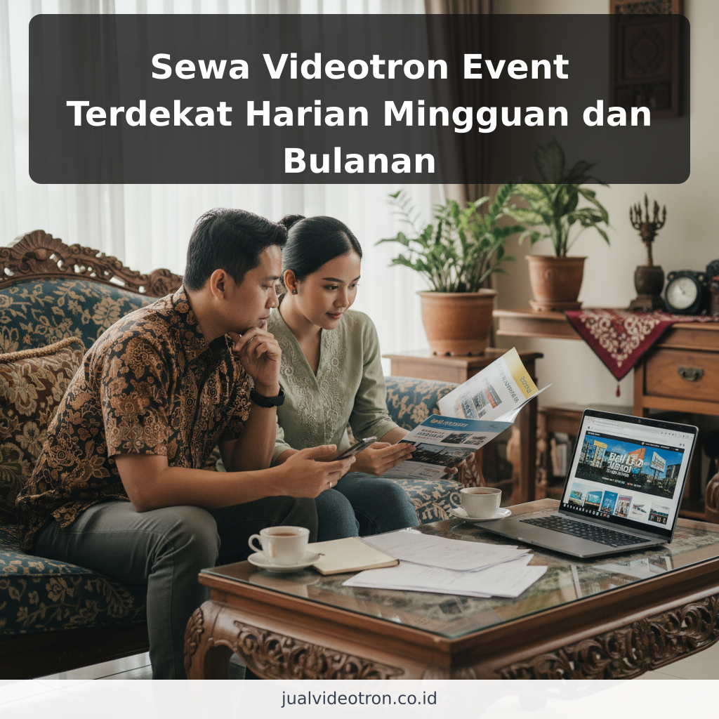 Sewa Videotron Event Terdekat Harian Mingguan dan Bulanan - ilustrasi