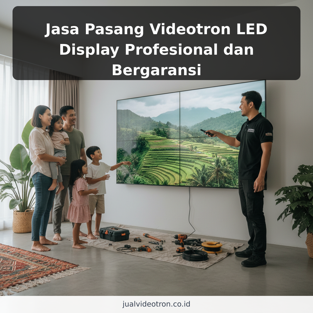 Jasa Pasang Videotron LED Display Profesional dan Bergaransi