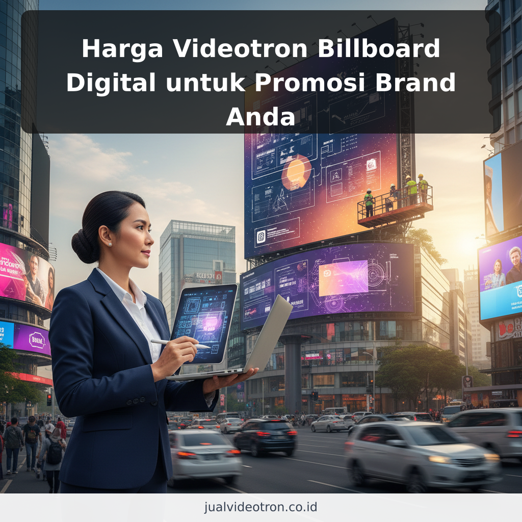 Harga Videotron Billboard Digital untuk Promosi Brand Anda - ilustrasi