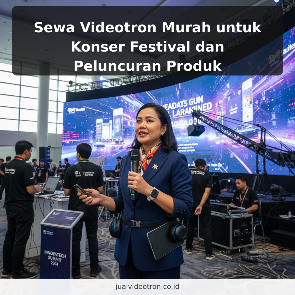 Sewa Videotron Murah untuk Konser Festival dan Peluncuran Produk