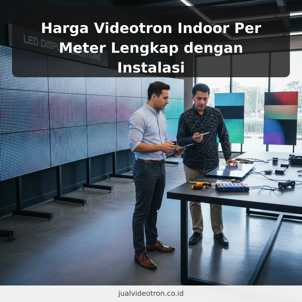 Harga Videotron Indoor Per Meter Lengkap dengan Instalasi