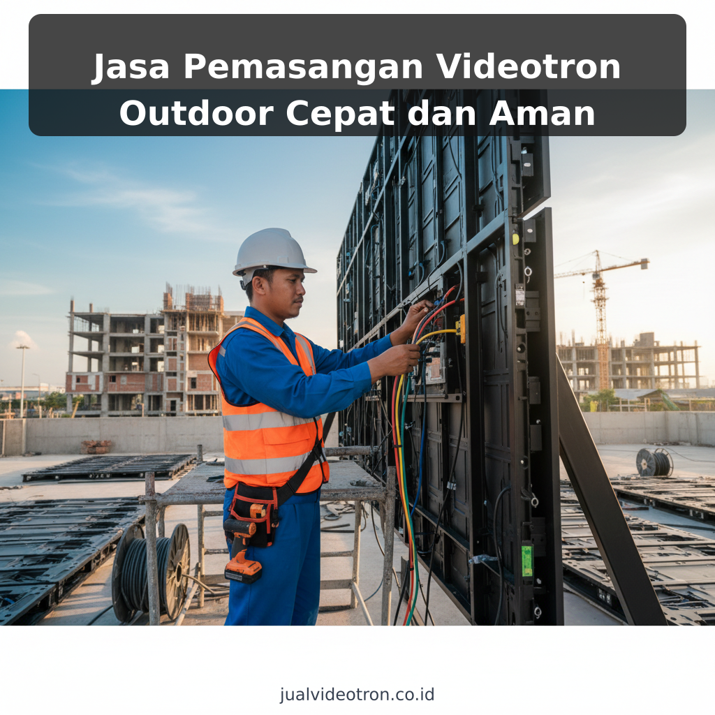 Jasa Pemasangan Videotron Outdoor Cepat dan Aman
