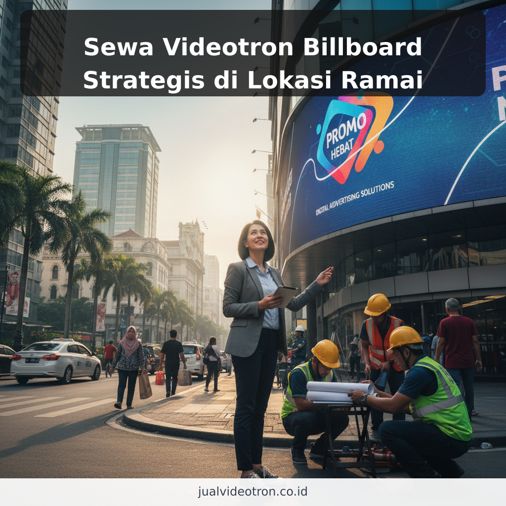 Sewa Videotron Billboard Strategis di Lokasi Ramai