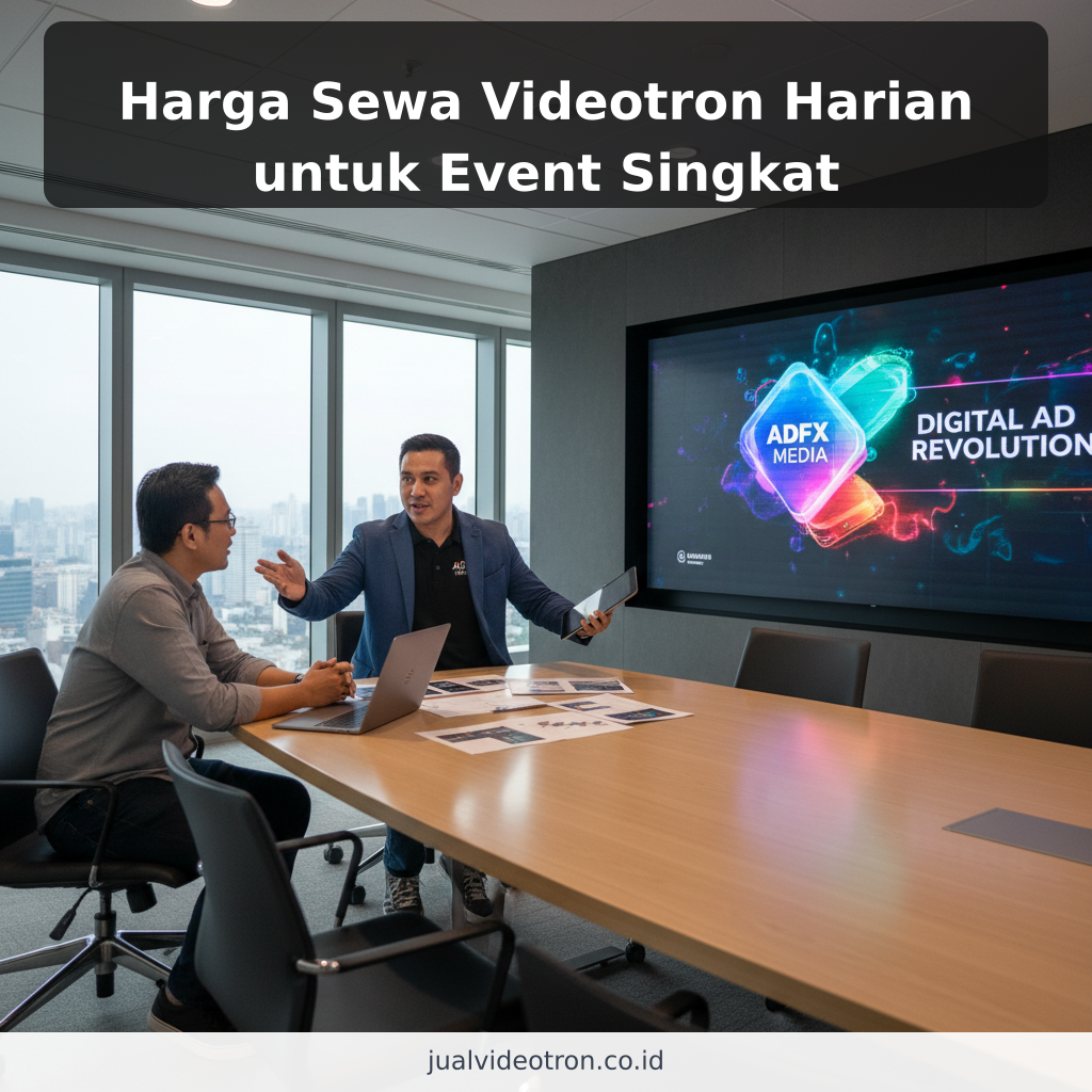 Harga Sewa Videotron Harian untuk Event Singkat
