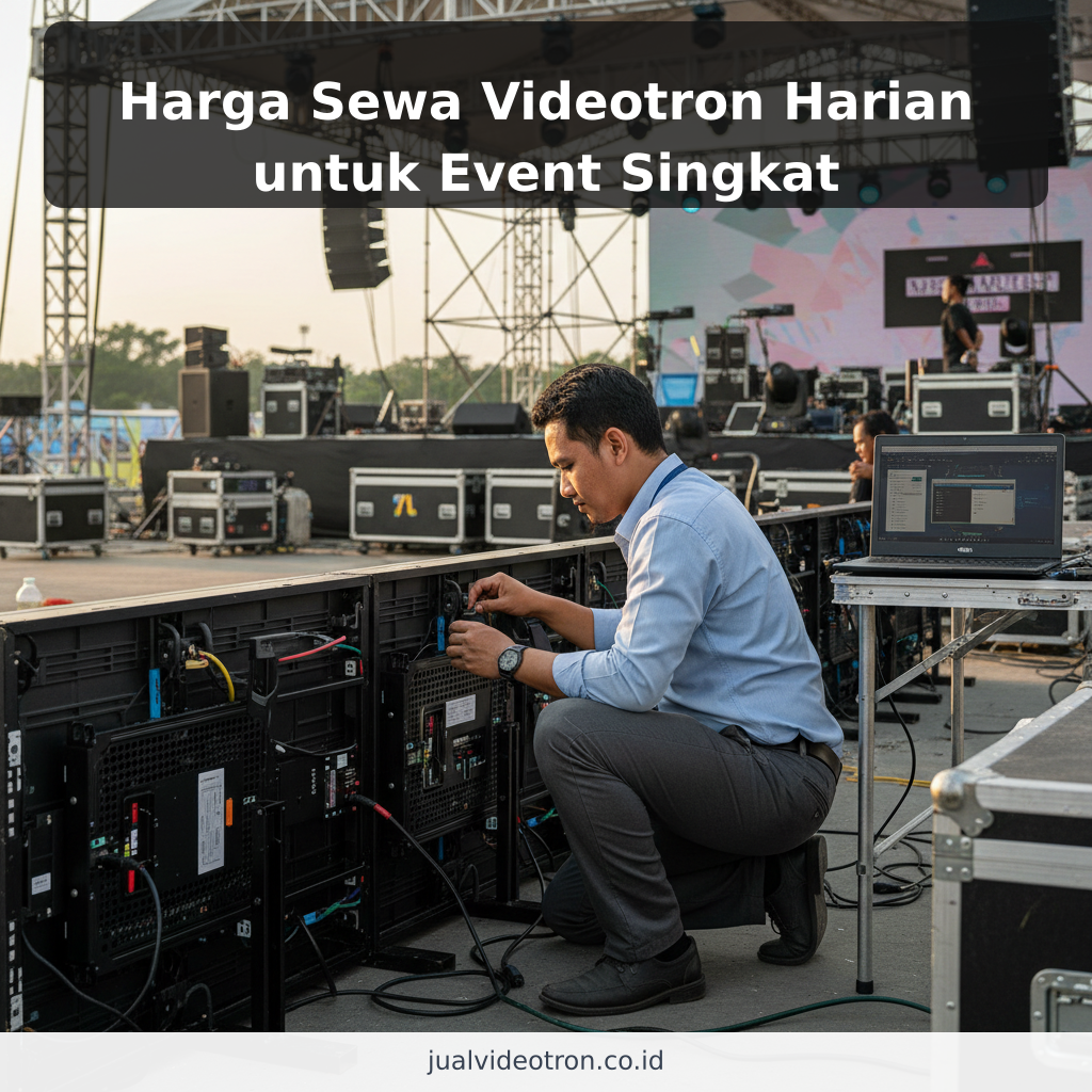 Harga Sewa Videotron Harian untuk Event Singkat - ilustrasi