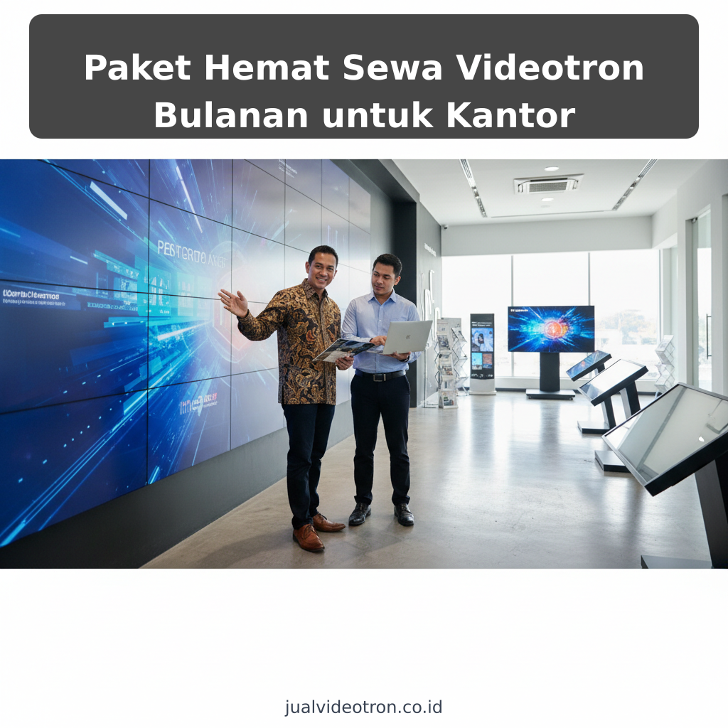 Paket Hemat Sewa Videotron Bulanan untuk Kantor - ilustrasi