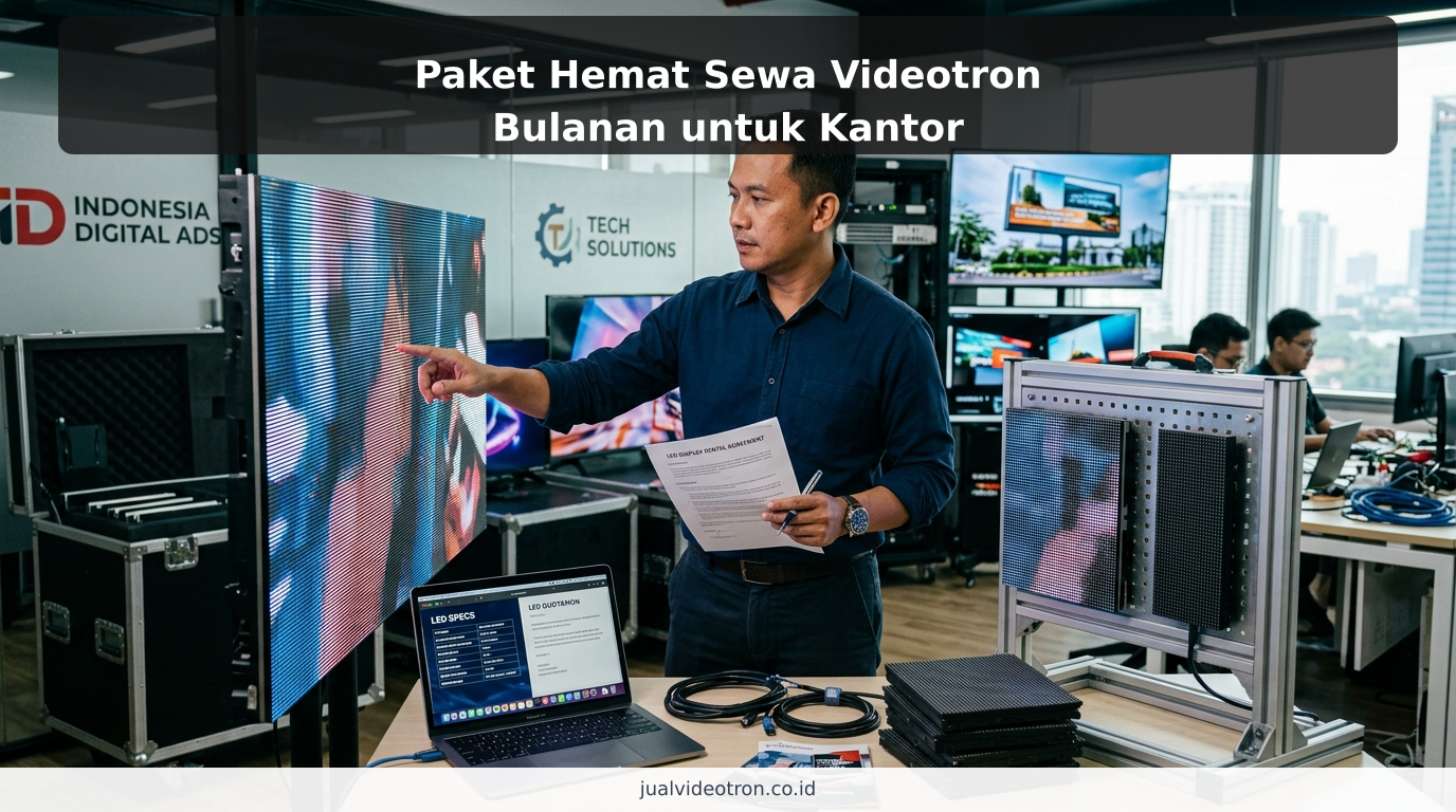 Paket Hemat Sewa Videotron Bulanan untuk Kantor