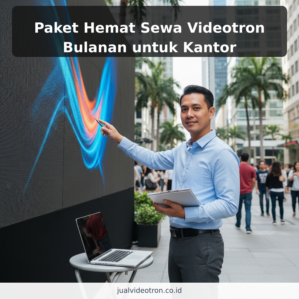 Paket Hemat Sewa Videotron Bulanan untuk Kantor - ilustrasi
