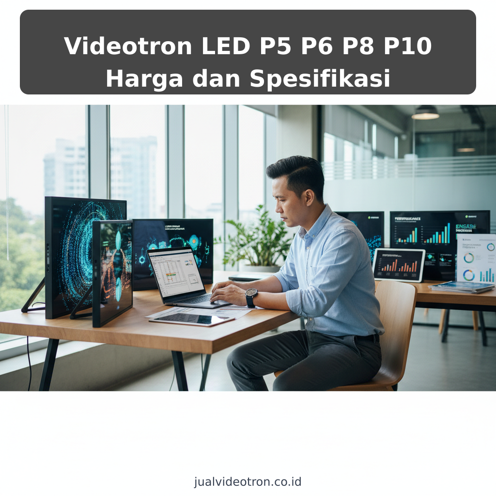 Videotron LED P5 P6 P8 P10 Harga dan Spesifikasi - ilustrasi