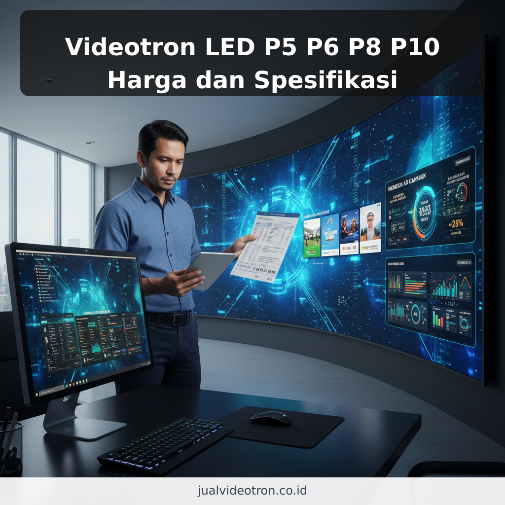 Videotron LED P5 P6 P8 P10 Harga dan Spesifikasi