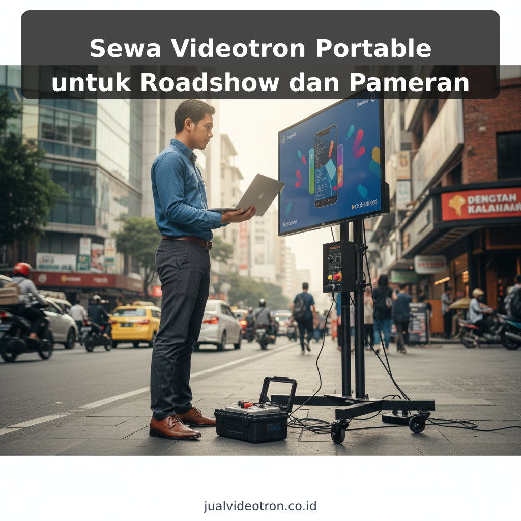Sewa Videotron Portable untuk Roadshow dan Pameran - ilustrasi