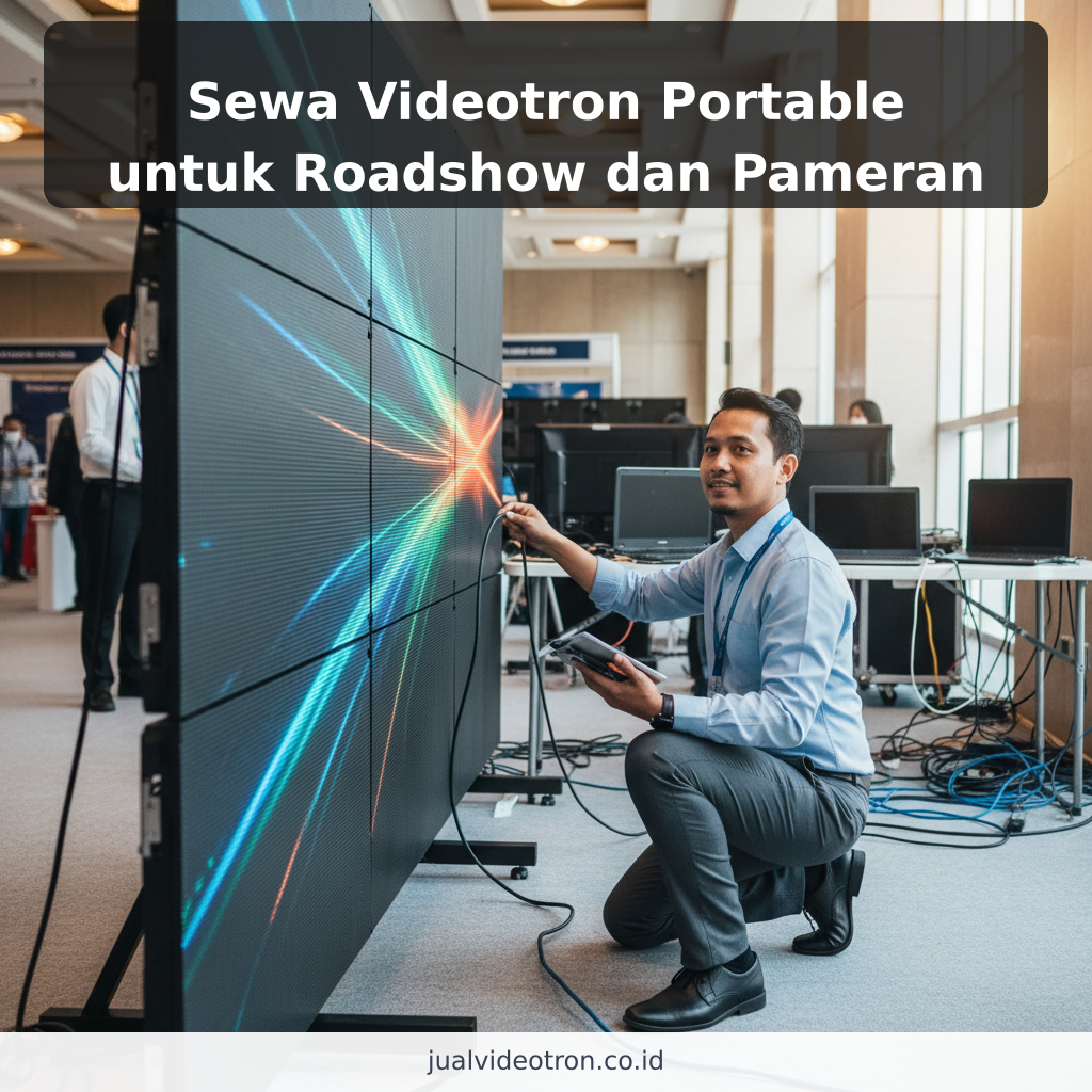 Sewa Videotron Portable untuk Roadshow dan Pameran - ilustrasi