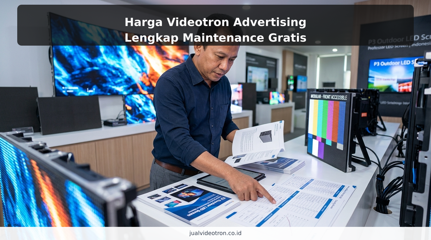 Harga Videotron Advertising Lengkap Maintenance Gratis - ilustrasi