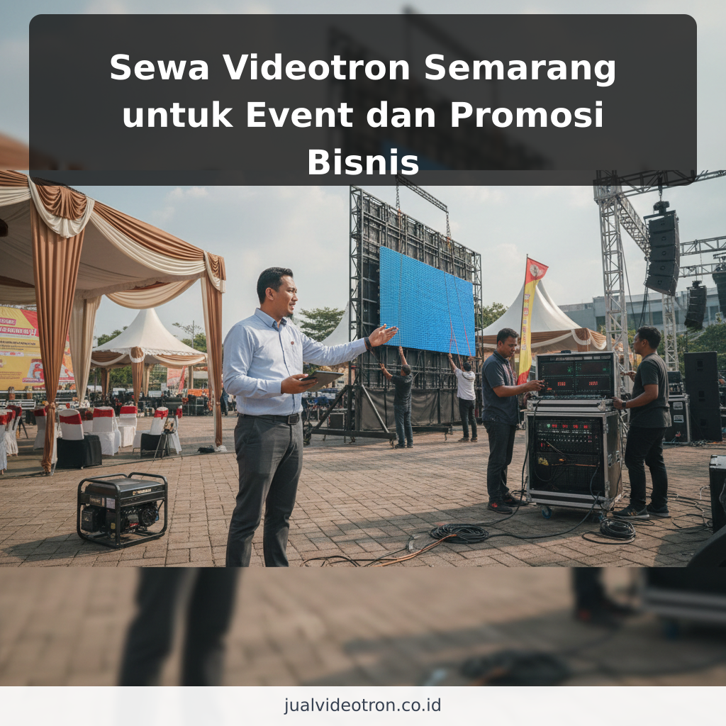 Sewa Videotron Semarang untuk Event dan Promosi Bisnis - ilustrasi