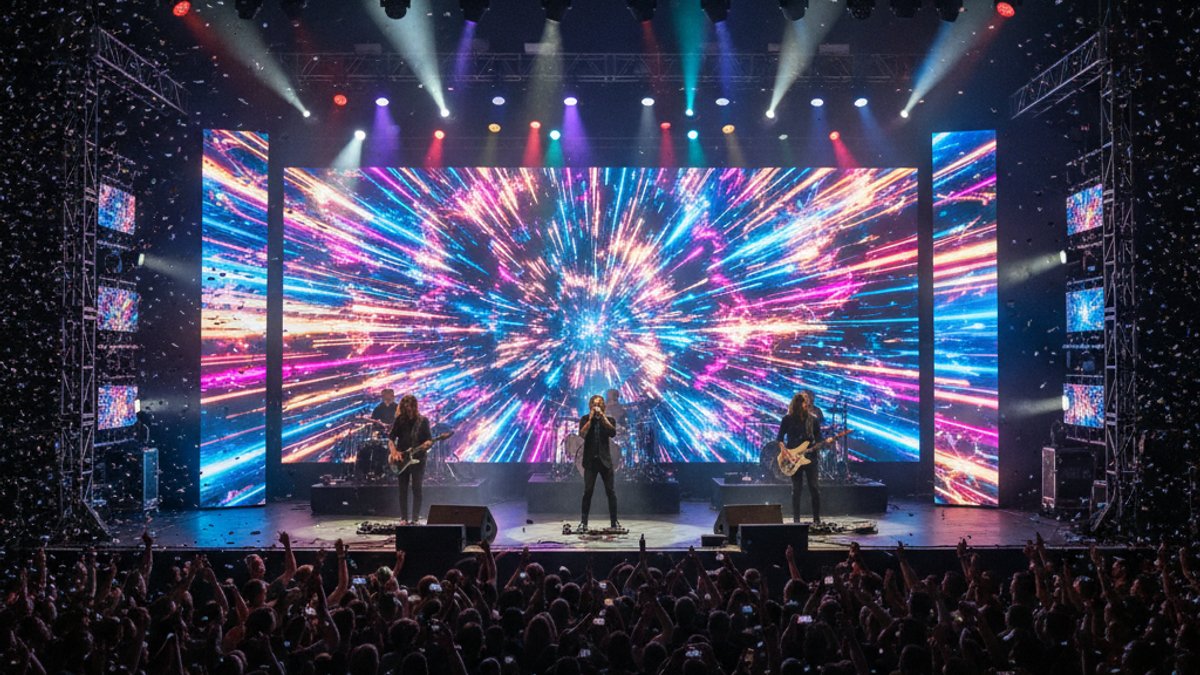 Sewa Videotron P2.5 Konser - Rental LED Display untuk Event Musik