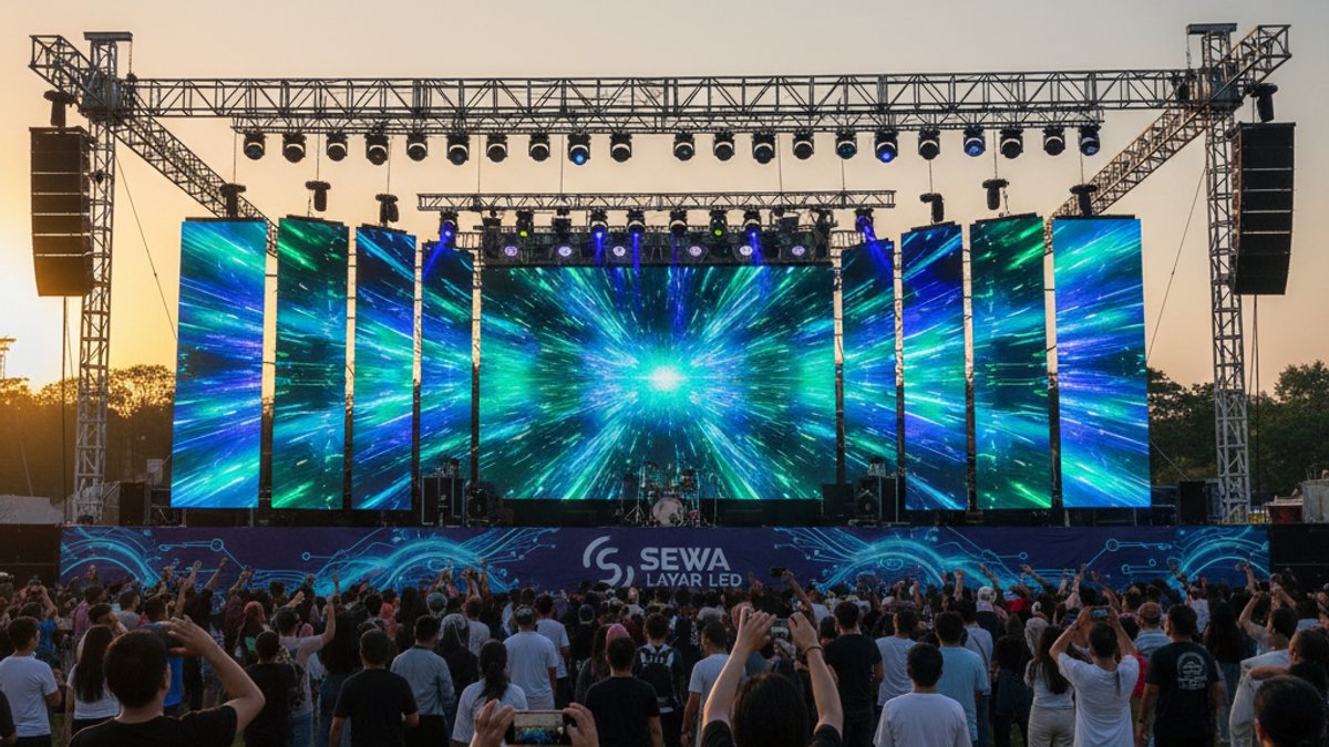 Sewa Layar LED Besar untuk Acara - Paket Lengkap & Terjangkau