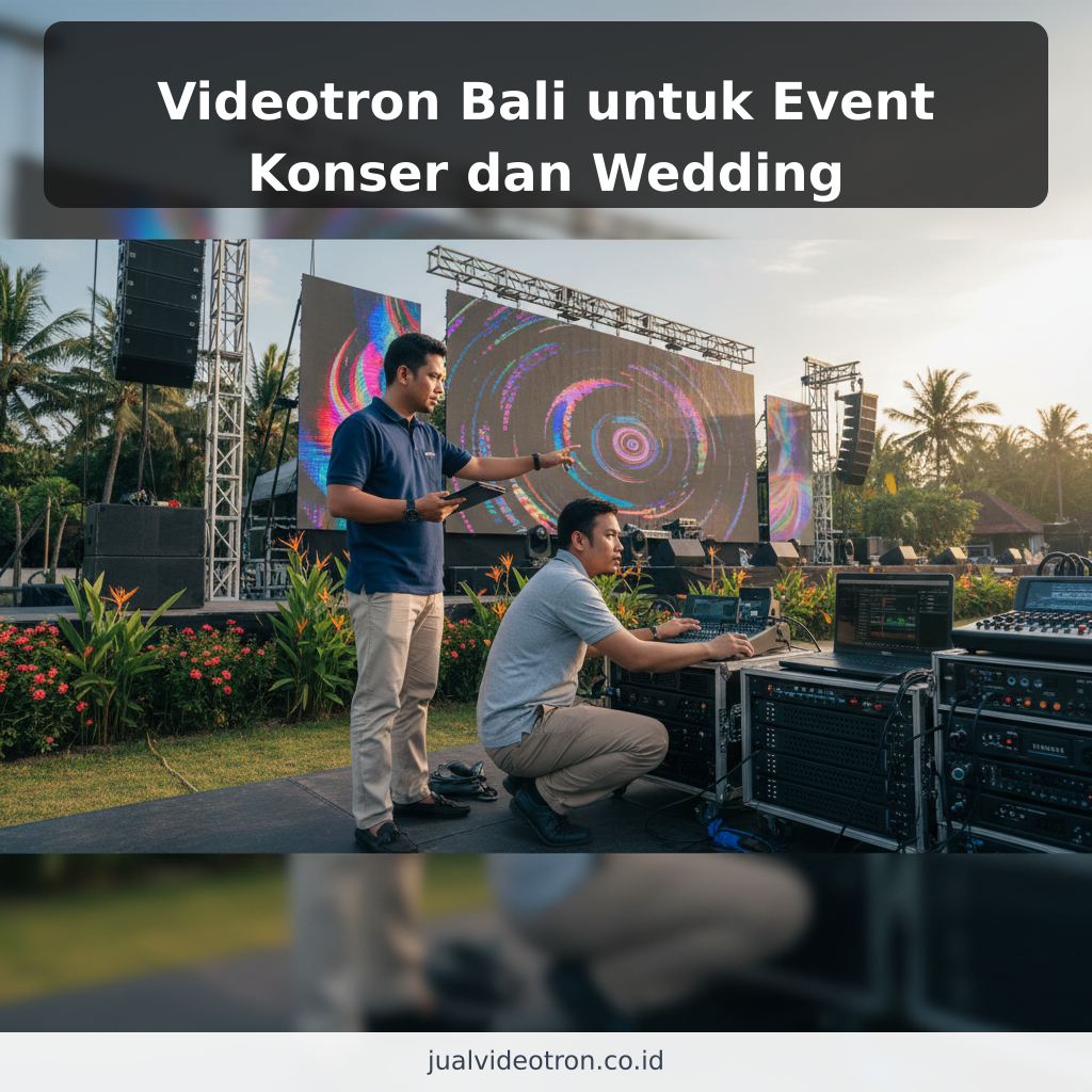 Videotron Bali untuk Event Konser dan Wedding
