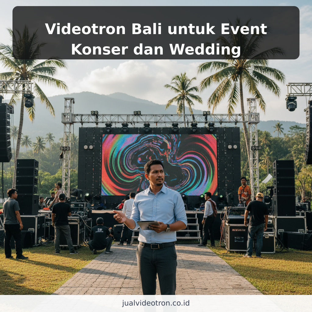 Videotron Bali untuk Event Konser dan Wedding - ilustrasi