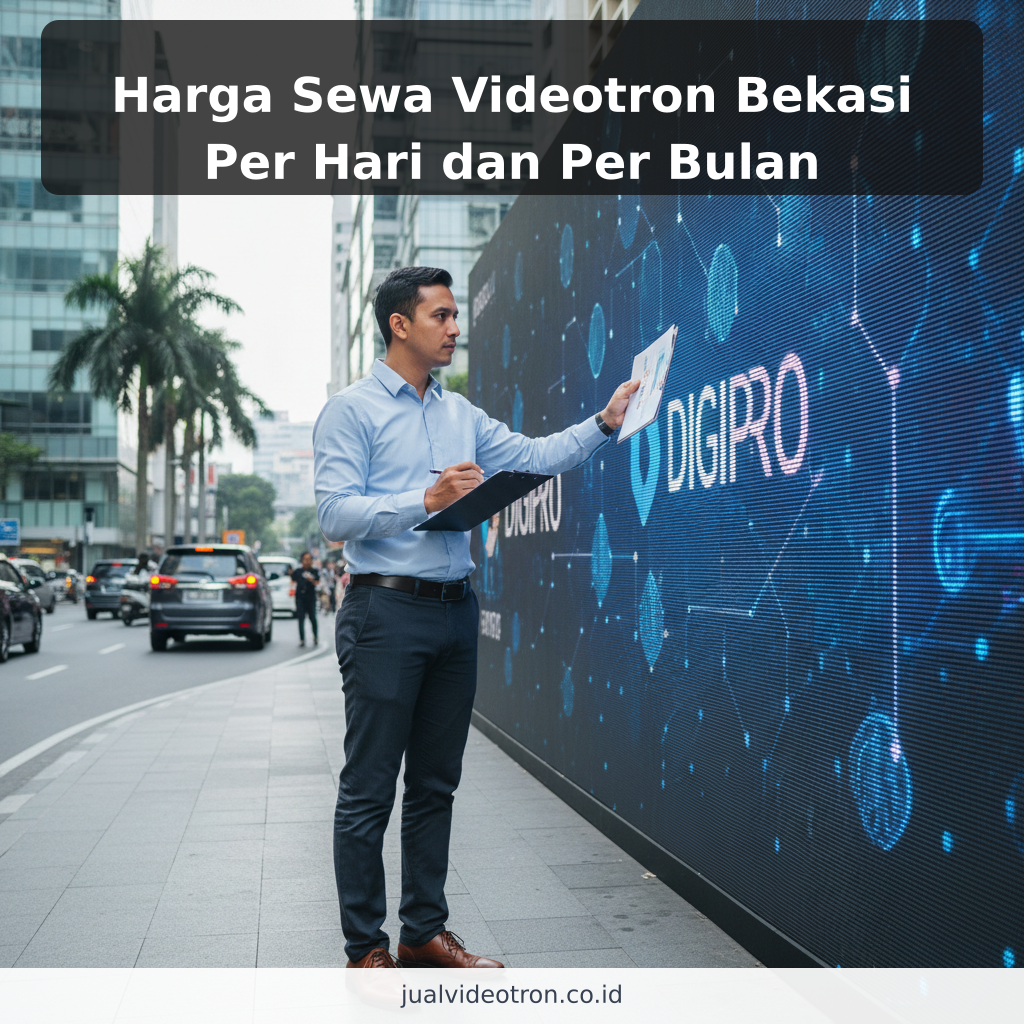Harga Sewa Videotron Bekasi Per Hari dan Per Bulan - ilustrasi