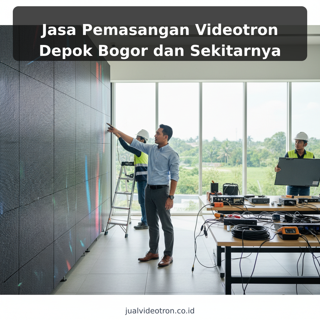 Jasa Pemasangan Videotron Depok Bogor dan Sekitarnya