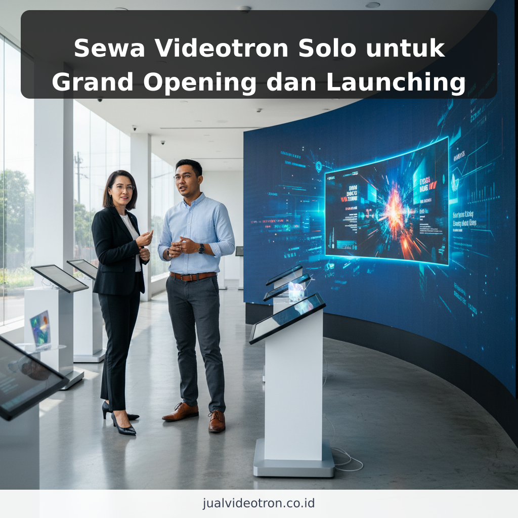Sewa Videotron Solo untuk Grand Opening dan Launching