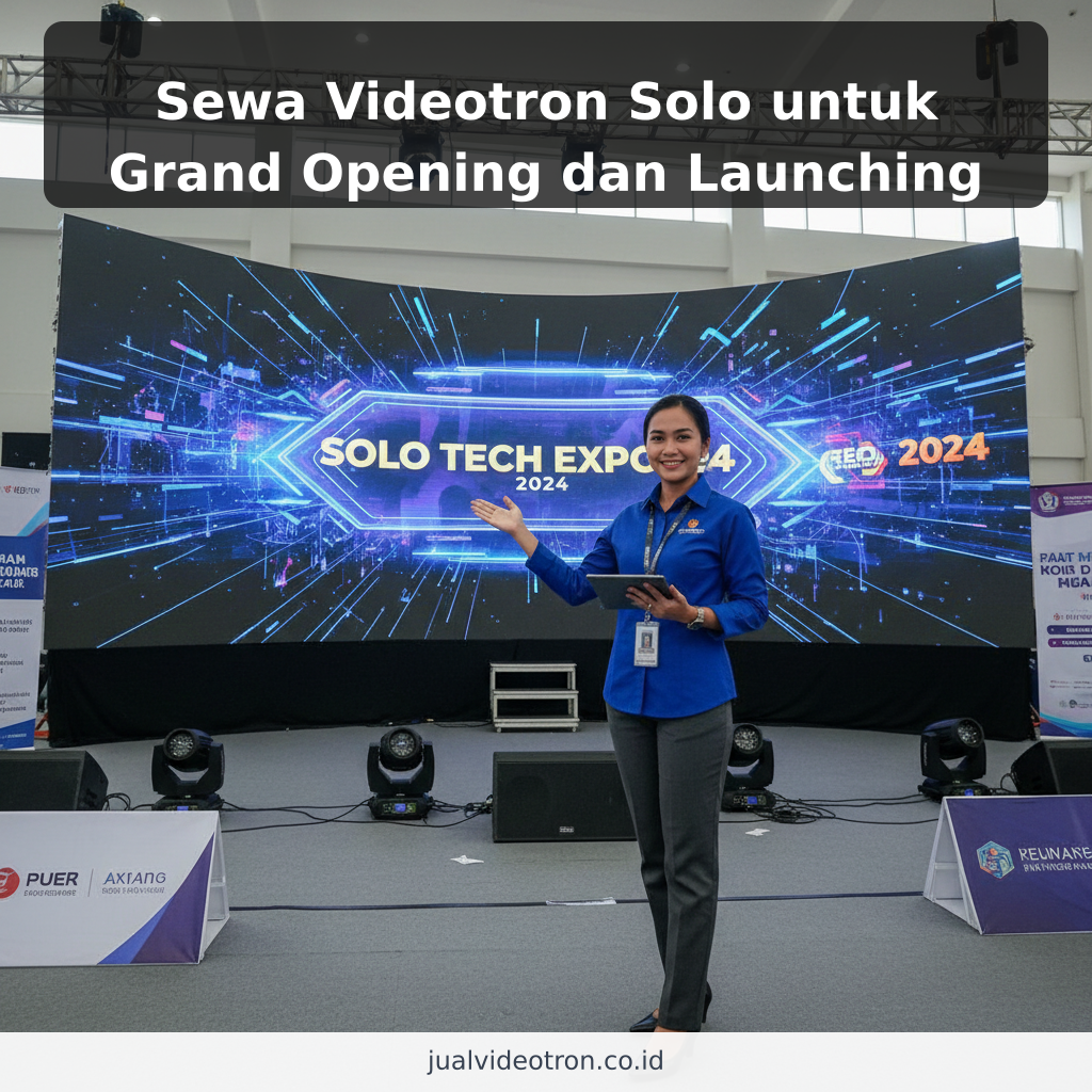 Sewa Videotron Solo untuk Grand Opening dan Launching - ilustrasi