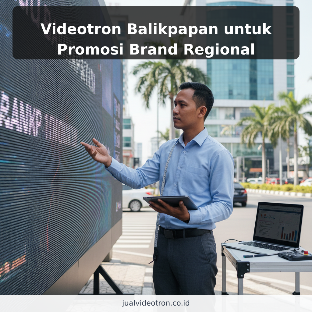 Videotron Balikpapan untuk Promosi Brand Regional - ilustrasi