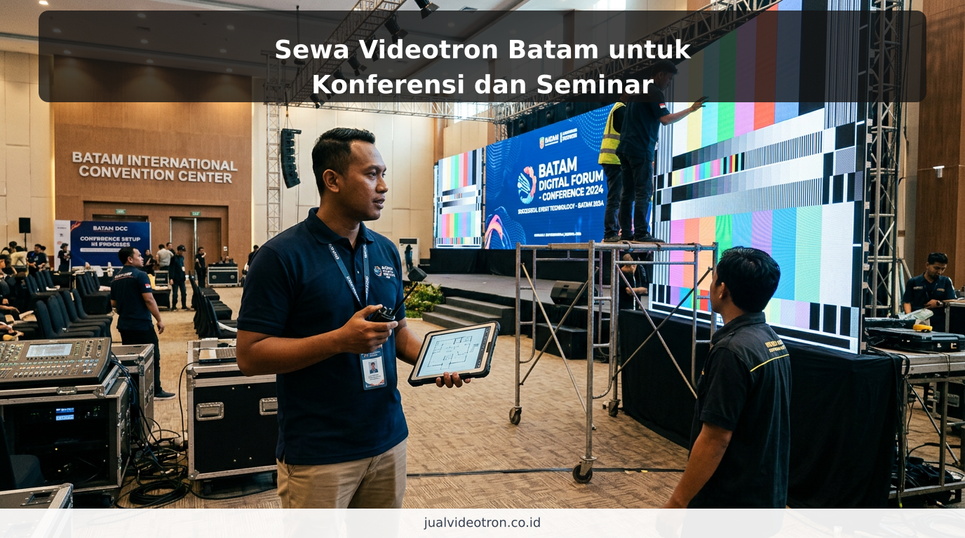 Sewa Videotron Batam untuk Konferensi dan Seminar