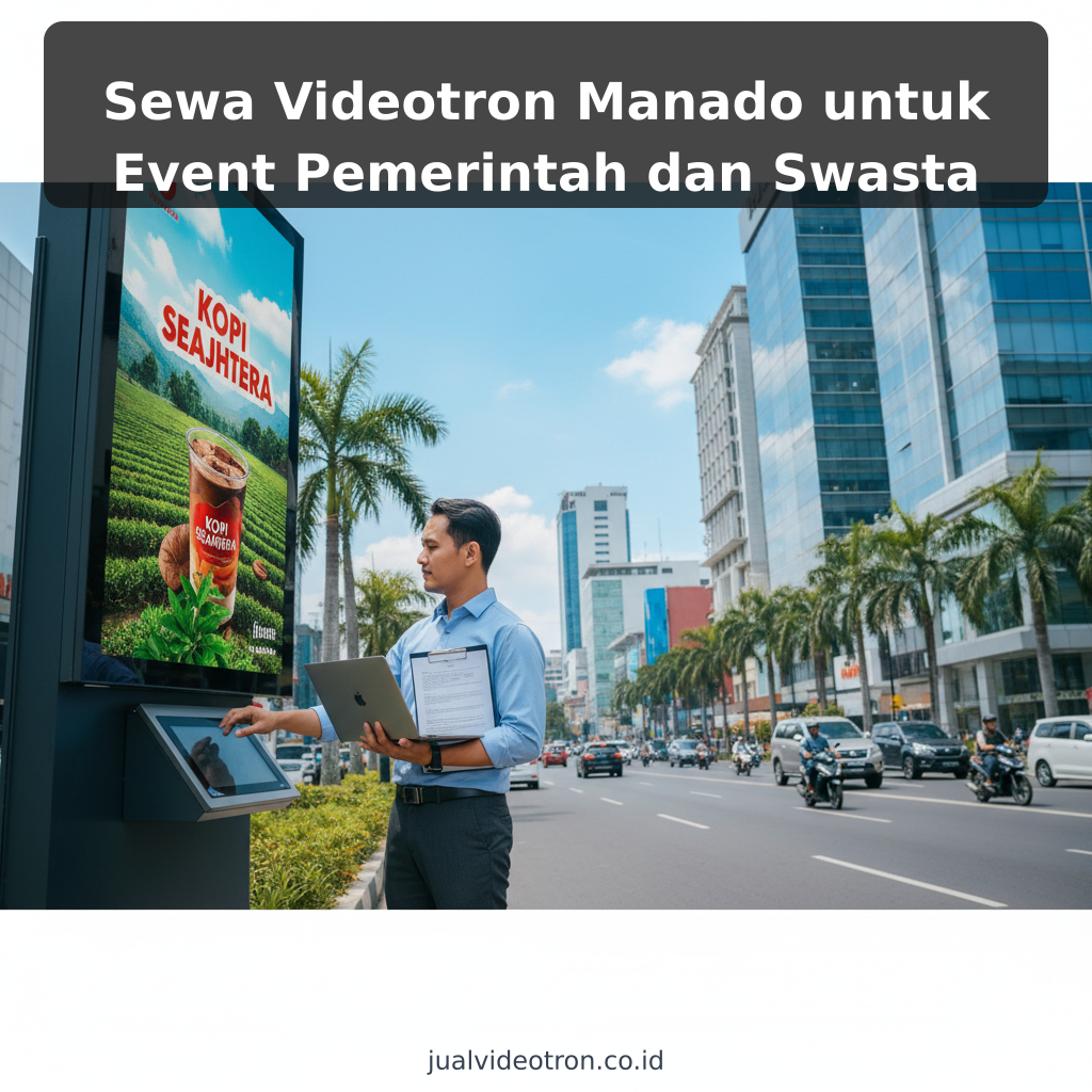 Sewa Videotron Manado untuk Event Pemerintah dan Swasta - ilustrasi
