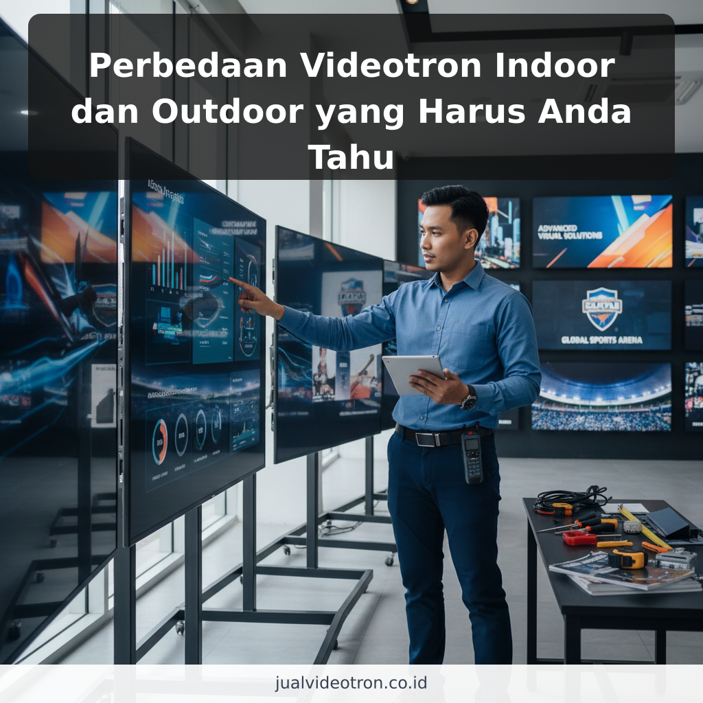 Perbedaan Videotron Indoor dan Outdoor yang Harus Anda Tahu - ilustrasi