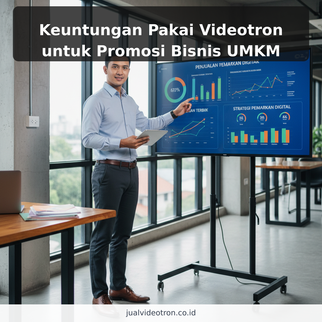 Keuntungan Pakai Videotron untuk Promosi Bisnis UMKM - ilustrasi