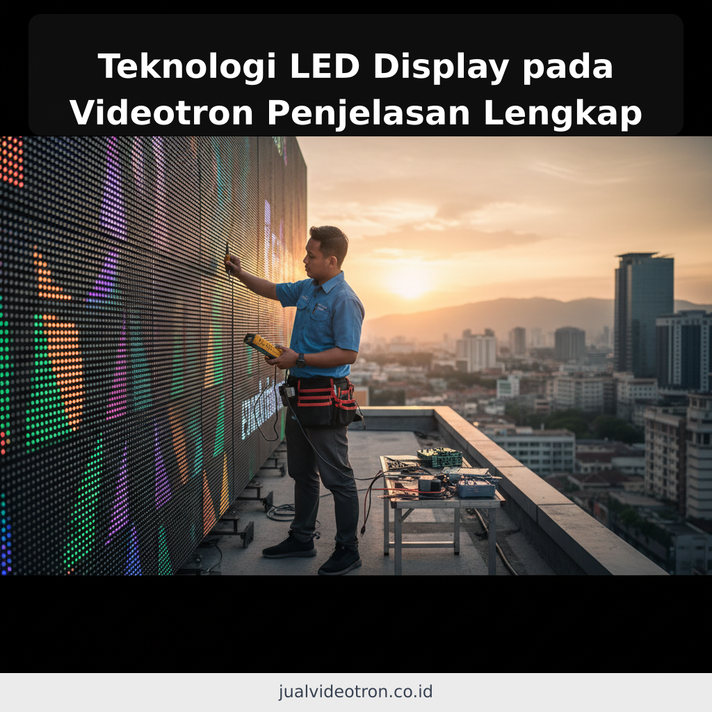 Teknologi LED Display pada Videotron Penjelasan Lengkap - ilustrasi