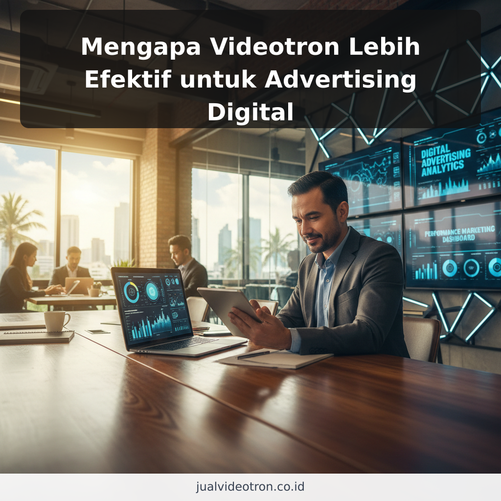 Mengapa Videotron Lebih Efektif untuk Advertising Digital