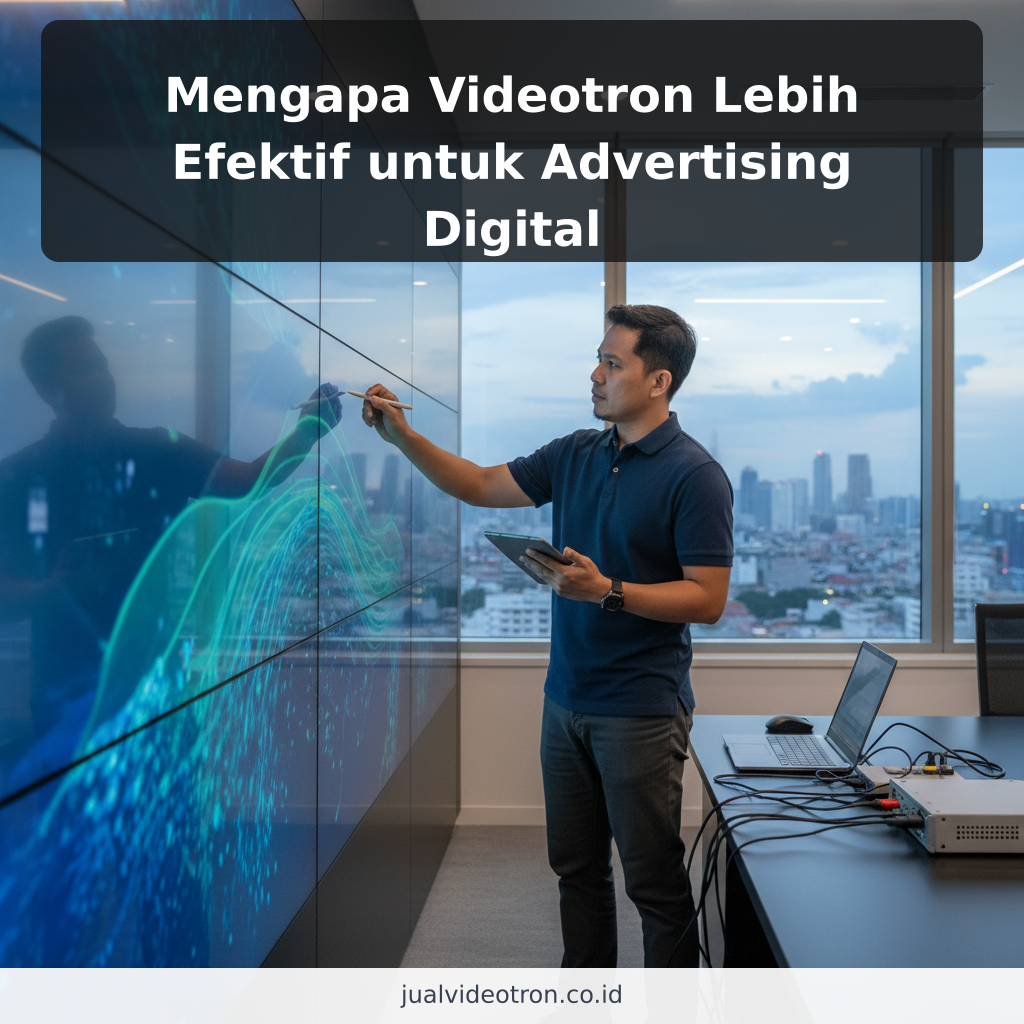 Mengapa Videotron Lebih Efektif untuk Advertising Digital - ilustrasi