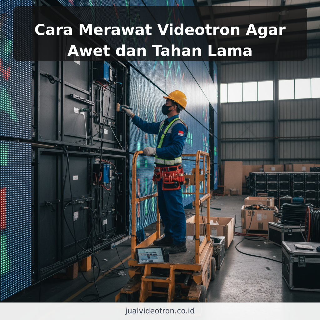 Cara Merawat Videotron Agar Awet dan Tahan Lama - ilustrasi