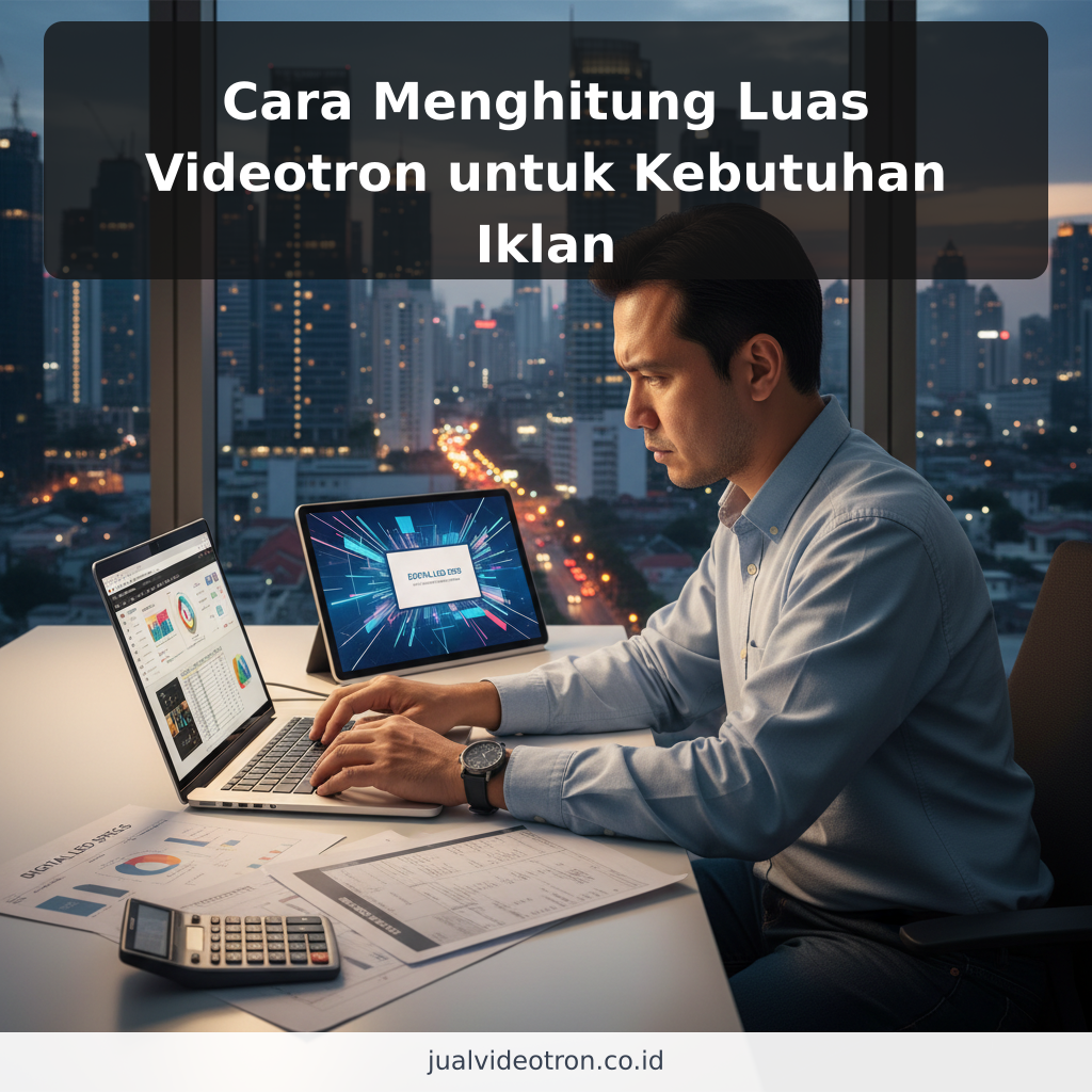 Cara Menghitung Luas Videotron untuk Kebutuhan Iklan