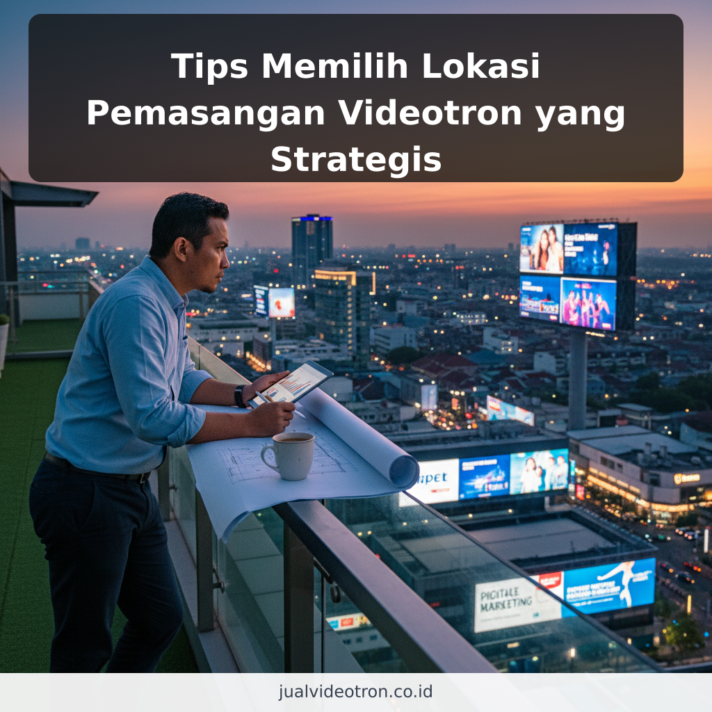 Tips Memilih Lokasi Pemasangan Videotron yang Strategis