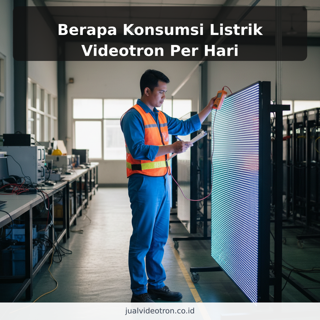 Berapa Konsumsi Listrik Videotron Per Hari - ilustrasi