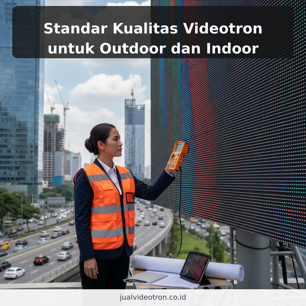 Standar Kualitas Videotron untuk Outdoor dan Indoor