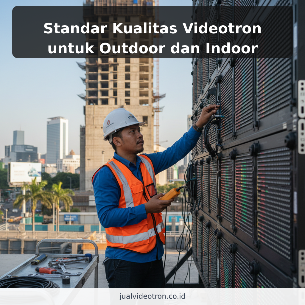 Standar Kualitas Videotron untuk Outdoor dan Indoor - ilustrasi