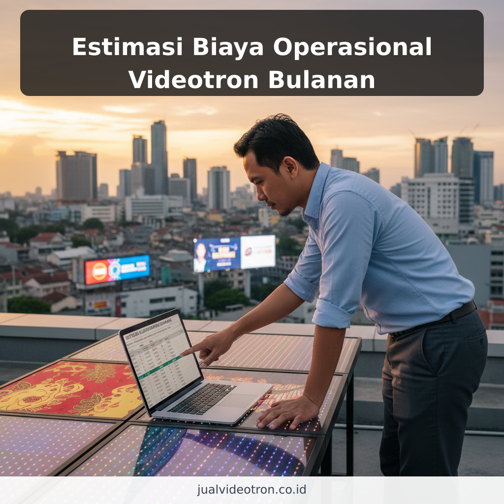 Estimasi Biaya Operasional Videotron Bulanan