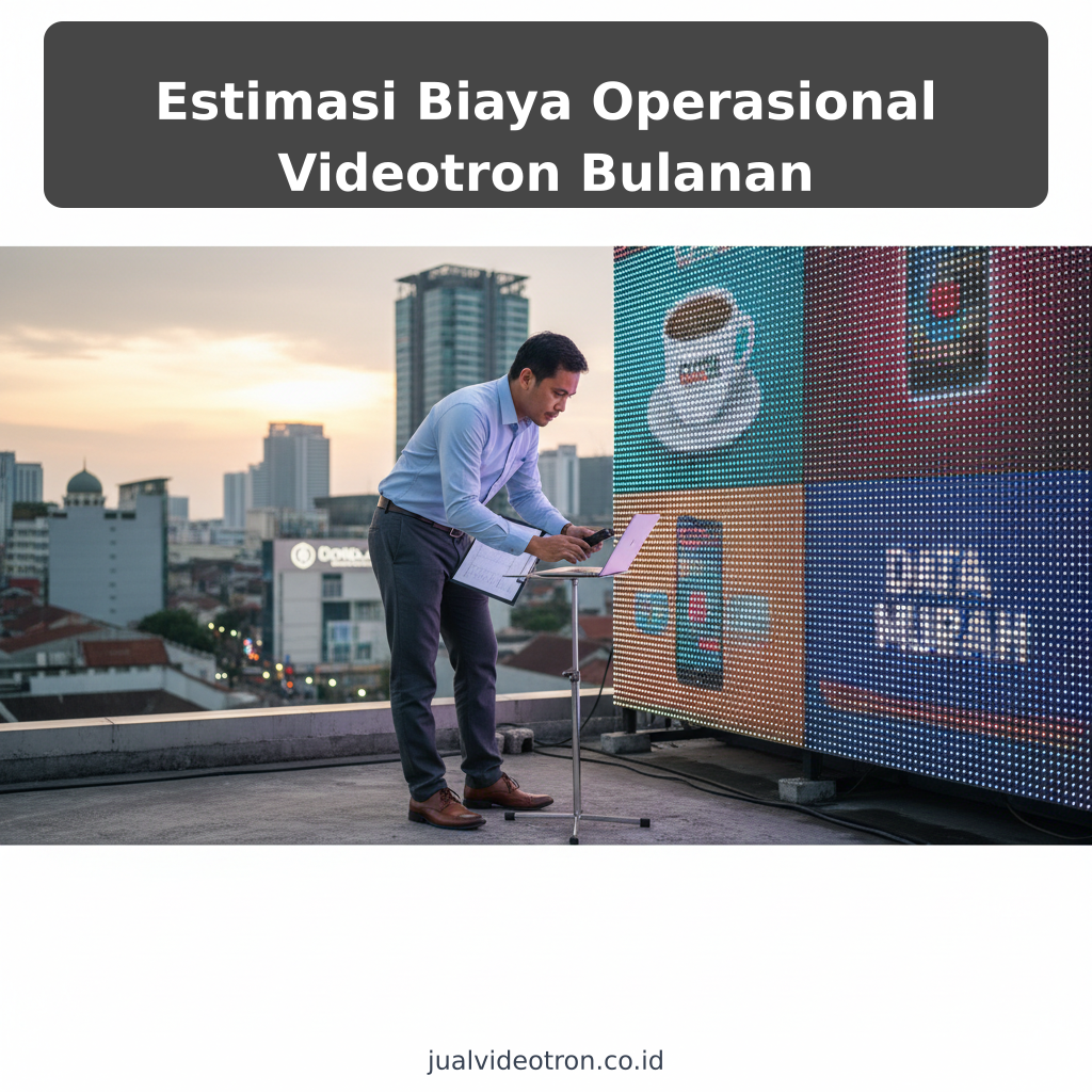 Estimasi Biaya Operasional Videotron Bulanan ilustrasi