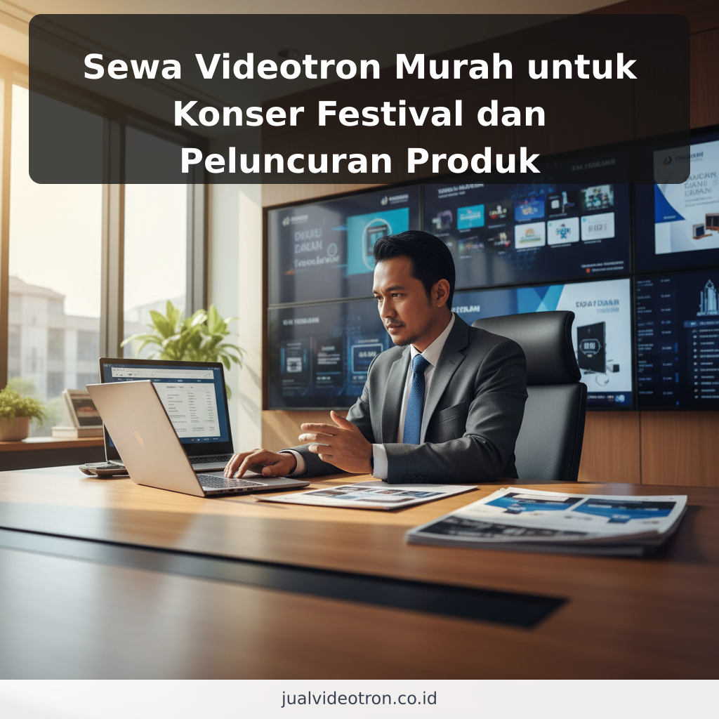 Sewa Videotron Murah untuk Konser Festival dan Peluncuran Produk