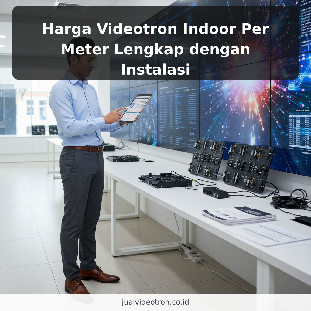 Harga Videotron Indoor Per Meter Lengkap dengan Instalasi