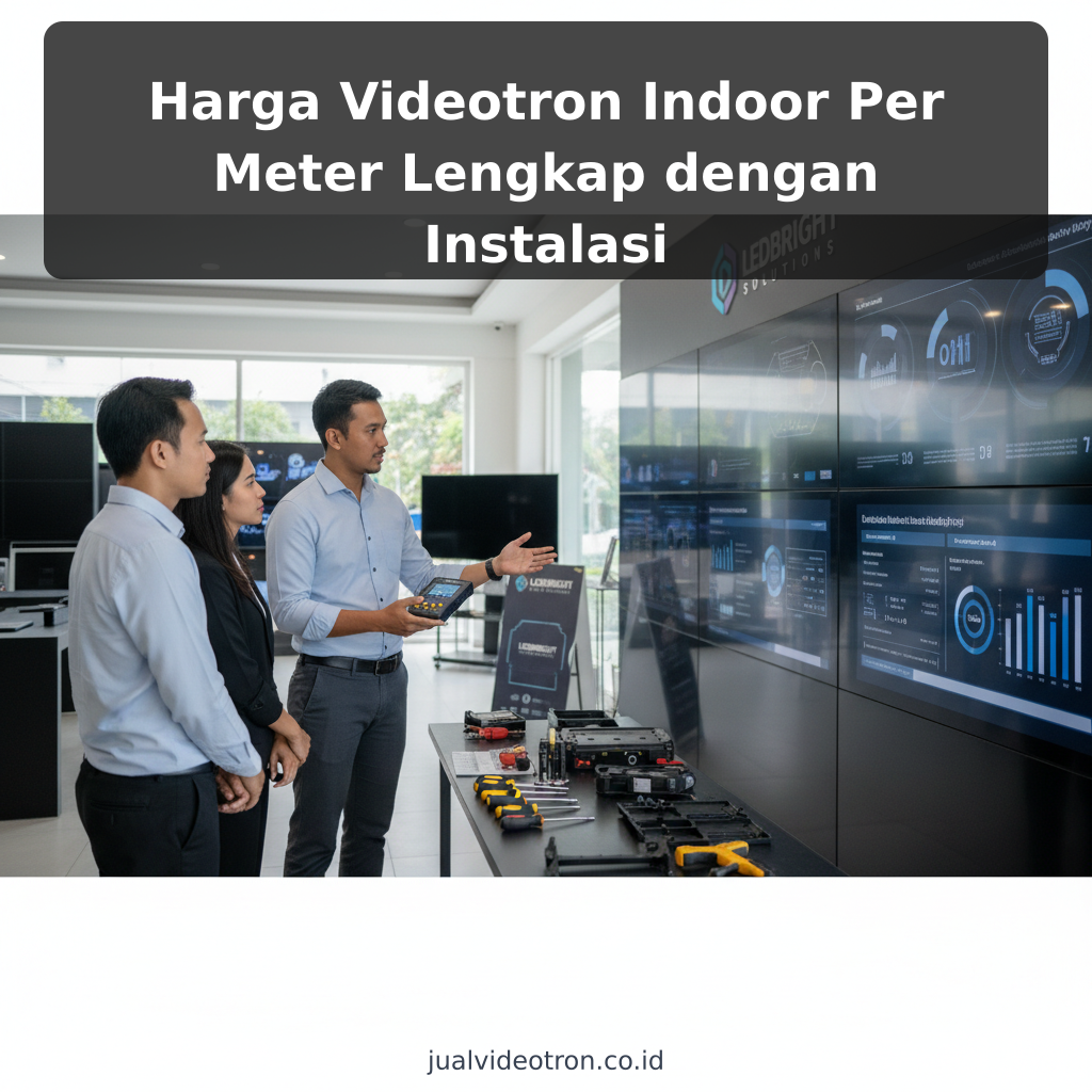 Harga Videotron Indoor Per Meter Lengkap dengan Instalasi ilustrasi