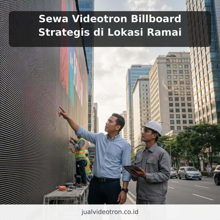 Sewa Videotron Billboard Strategis di Lokasi Ramai