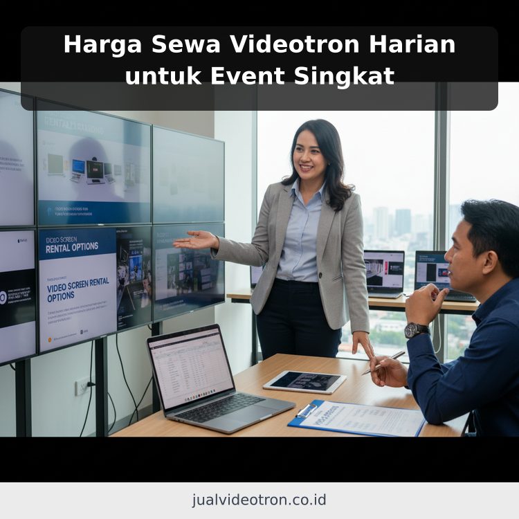 Harga Sewa Videotron Harian untuk Event Singkat ilustrasi