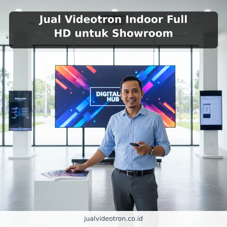 Jual Videotron Indoor Full HD untuk Showroom ilustrasi